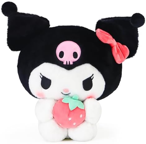 Brilliantly Cutesy Plush Doll with Strawberry Pillow