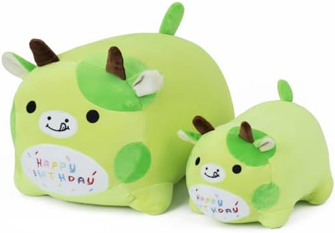 Stuffed Cow Plush Pillow for Kids Gently Pawsitive Gift