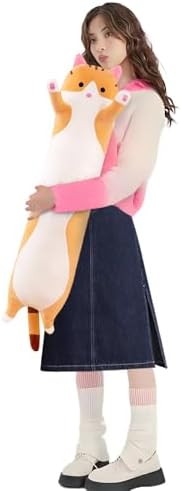 Cat Plush Pillow for Kids Soft Cuddling Companion