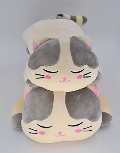 Mass Joy Big Hugging Plush Cat Pillow for Kids and Kittens