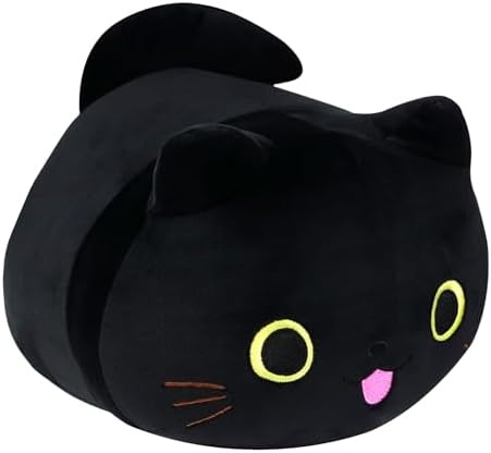 Pineapple Black Cat Plush Toy