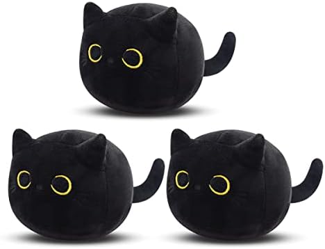 Three Black Cat Plush Perfect Gift for Kids