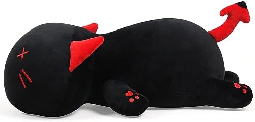 Black Cat Plush Pillow