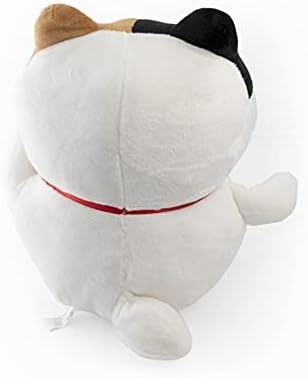 PrivateKeyed Kawaii Lucky Cat Plush with Waving Arm Ultra-Soft and Hypoallergenic