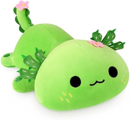 Onsoyours Axolotl Cactus Plush Pillow 19 Inch 1