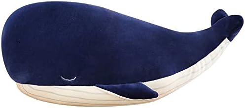 MUPI Whale Plush Pillow Soft Comfy for Kids Adults