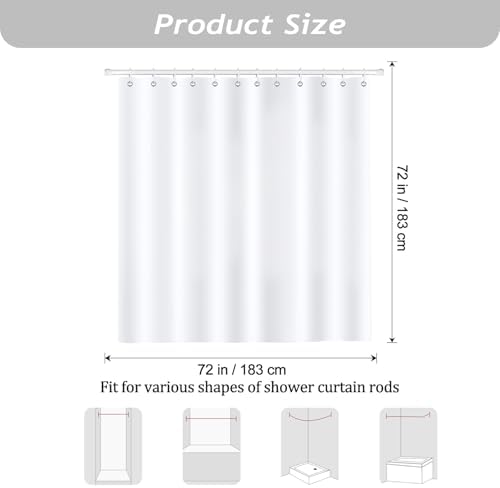 Fun Construction Kids Shower Curtain Durable Waterproof Easy to Use