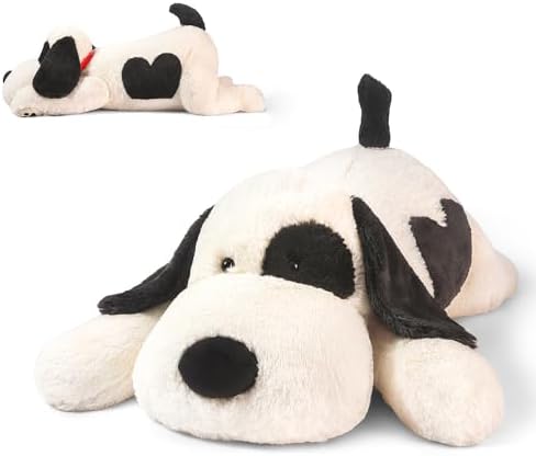 Weighted Plush Dog Pillow Toy