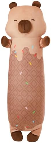 Adorable Fluffy Plush Pillow - Capybara Design