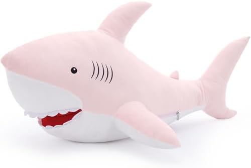 39 Giant Shark Plush Pillow for Kids Adults
