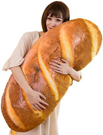 BFS3D Simulation Bread Shape Plush Pillow Home Decor