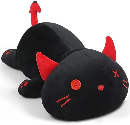 Black Cat Plush Pillow