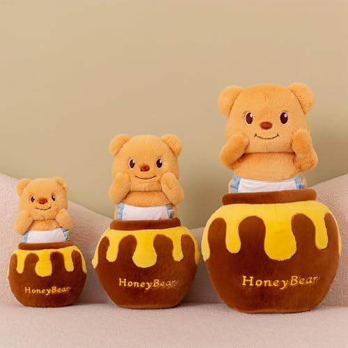 Plush Bear Pillow with Honey Bar Bear Stuffed Animal
