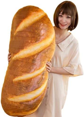BFS3D Simulation Bread Shape Plush Pillow Home Decor