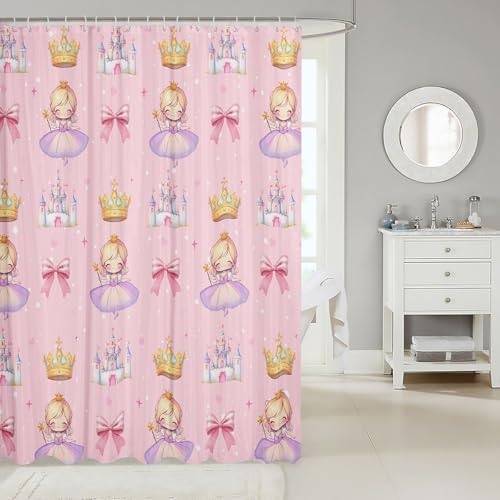 Cute Princess Bath Curtain - 72x72