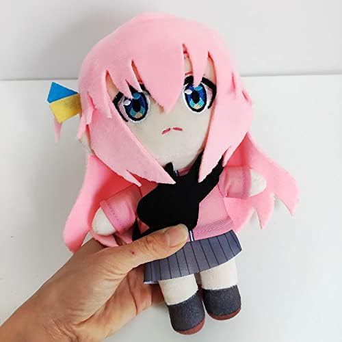 JCvCX Pink Hair Guitar Girl Plush Pillow