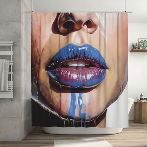 Modern Boho Shower Curtain Set