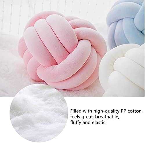 Mint-Knotted Plush Pillow for Kids