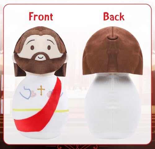 Sturdy Plush Jesus Figure for Kids 11 Inch