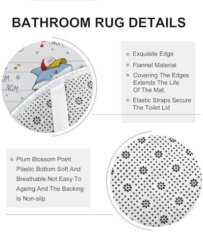 SharkJoy 4PCS Bath Set