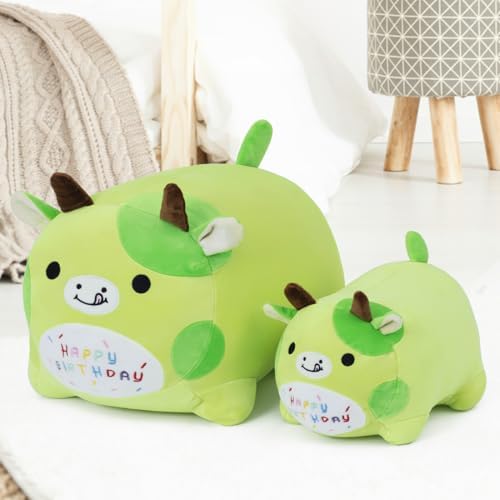 Stuffed Cow Plush Pillow for Kids Gently Pawsitive Gift