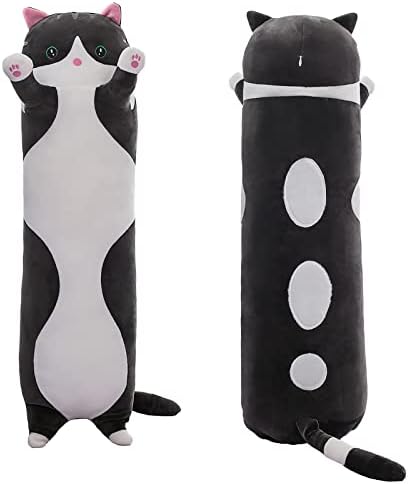 Perfect Cuddle Cat Plush Pillow for Kids Adults Soft and Cozy