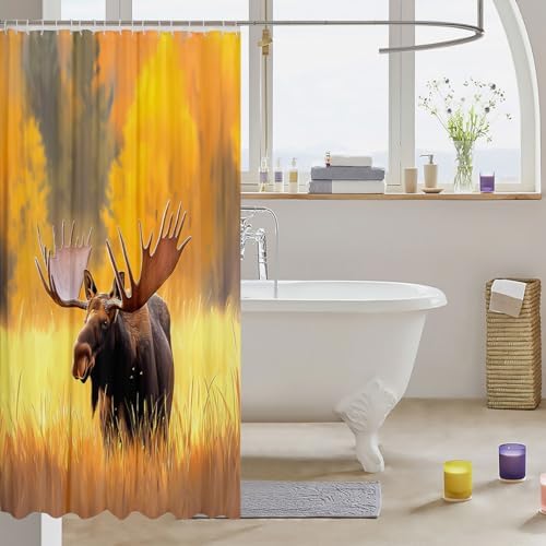 Feelyou Kids Moose Shower Curtain 72x78
