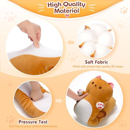 Kawaii Cat Plush Pillow