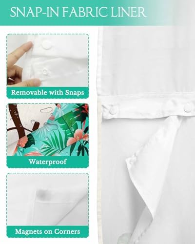 TocaHome Summer Gnome Sunflower Bath Shower curtain set