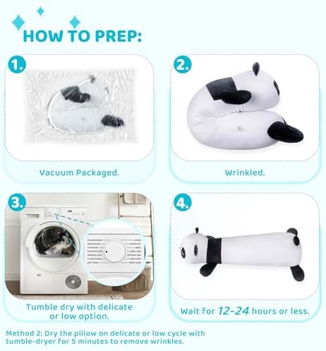 Mewaii Panda Plush Body Pillow 35 Inch 1