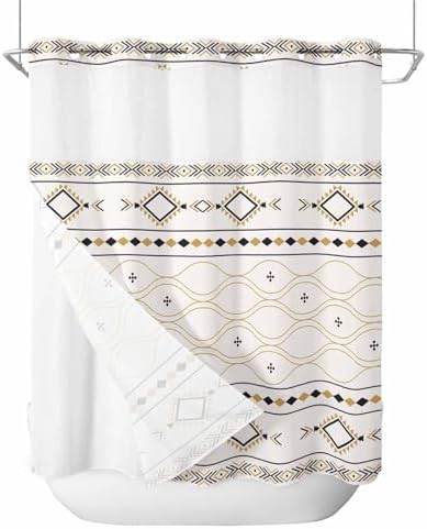 Retro Farmhouse Shower Curtain 72x78