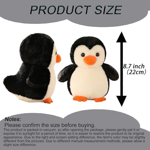 87 Penguin Plush Pillow Stuffed Animal Toy for Kids and Adults