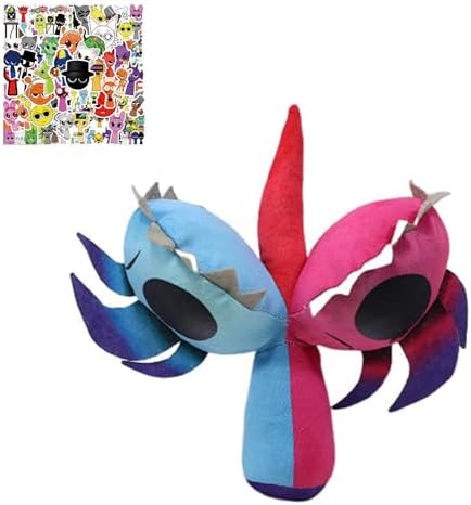 Sprunki Plush - Ultra-Soft Portable Plushie with 57pcs Stickers