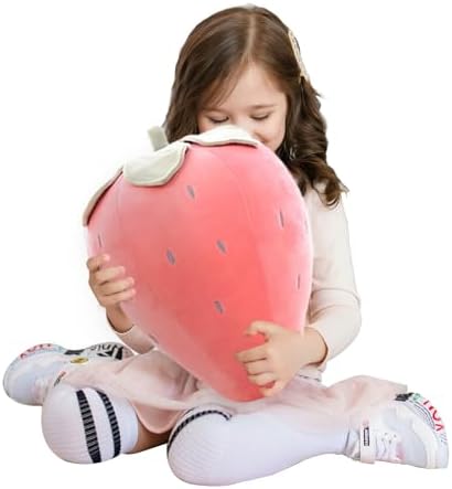 Cute Strawberry Stuffed Pillow for Kids