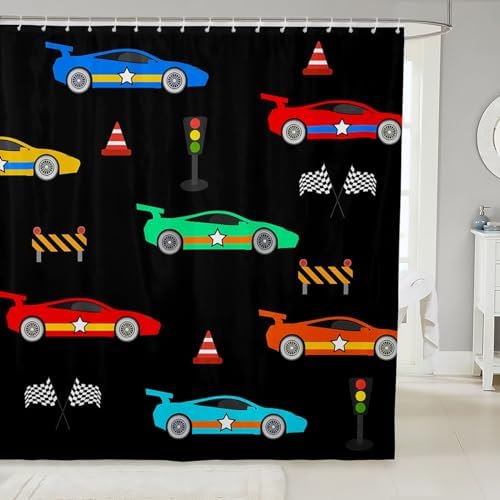 Racing 3D Print 72x72 inch
