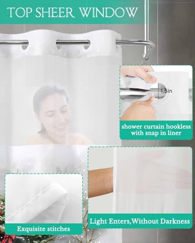 7296 Luxury Bath Showers with Waterproof Design