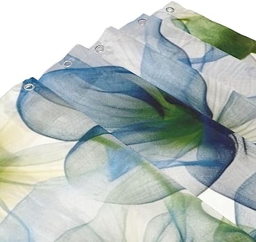 Abstract Blue Green Floral - Modern Minimalist