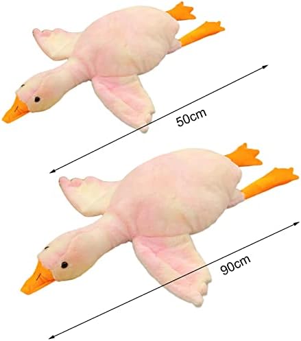 PERZOE 5090cm Giant Goose Plush Pillow Stuffed Animal Toy