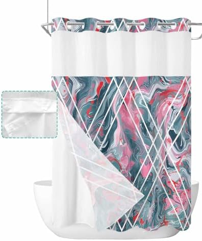 TocaHome No Hook Shower Curtain Set