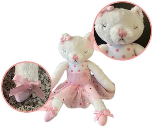 Caterina the Cat Ballerina Tooth Fairy Pillow for Girls