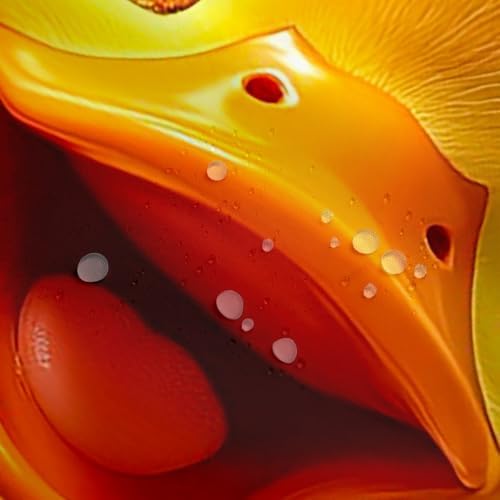 3D Funny Duck Shower Curtain Set
