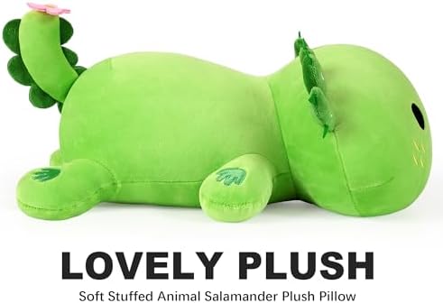 Onsoyours Axolotl Cactus Plush Pillow 19 Inch 1