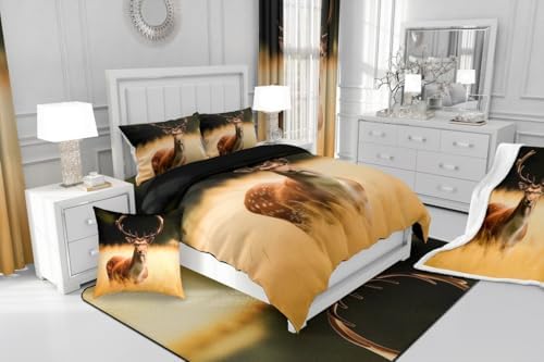 Feelyou Deer Shower Curtain for Kids - Fun and Practical Bath Experience