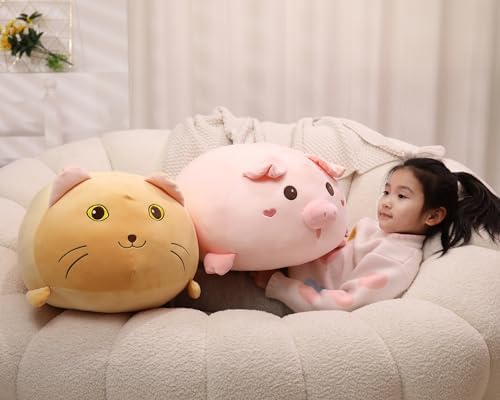 Adorable Cat Plush Pillow for Kids Adults