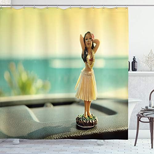 Beaded Banduettes - Hula Girl Party Shower Curtain