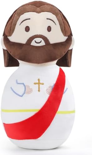 Sturdy Plush Jesus Figure for Kids 11 Inch