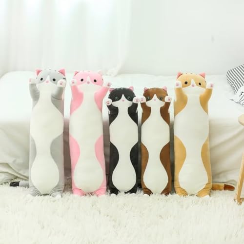 Perfect Cuddle Cat Plush Pillow for Kids Adults Soft and Cozy