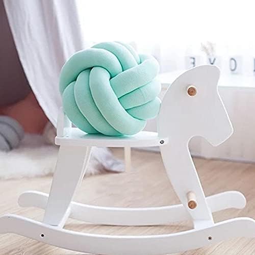 Mint-Knotted Plush Pillow for Kids