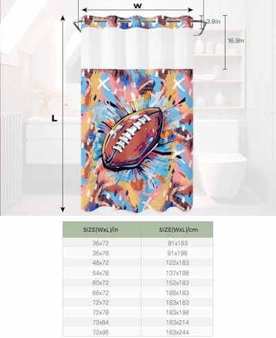 No Hook Cloth Fabric Showers - Waterproof Stylish