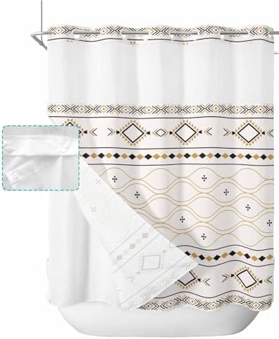 Retro Farmhouse Shower Curtain 72x78